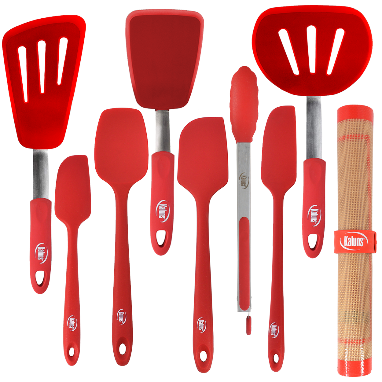 Stainless Steel Cooking Silicone Kitchen Utensils Set Of 11 Pcs