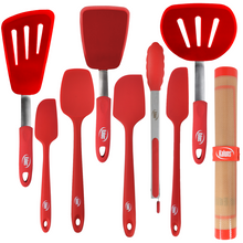 Load image into Gallery viewer, 11 Piece Silicone Turner&#39;s and Spatula&#39;s Set