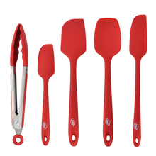 Load image into Gallery viewer, 5 Piece Silicone Spatula Set