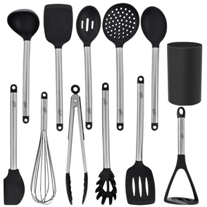 Spoon and Spatula Set, Kitchen Utensils, Non-stick Kitchen Utensils,  Kitchen Ware, Cooking Utensils1 Set Kitchen Cookware Spatula and Spoon  Household