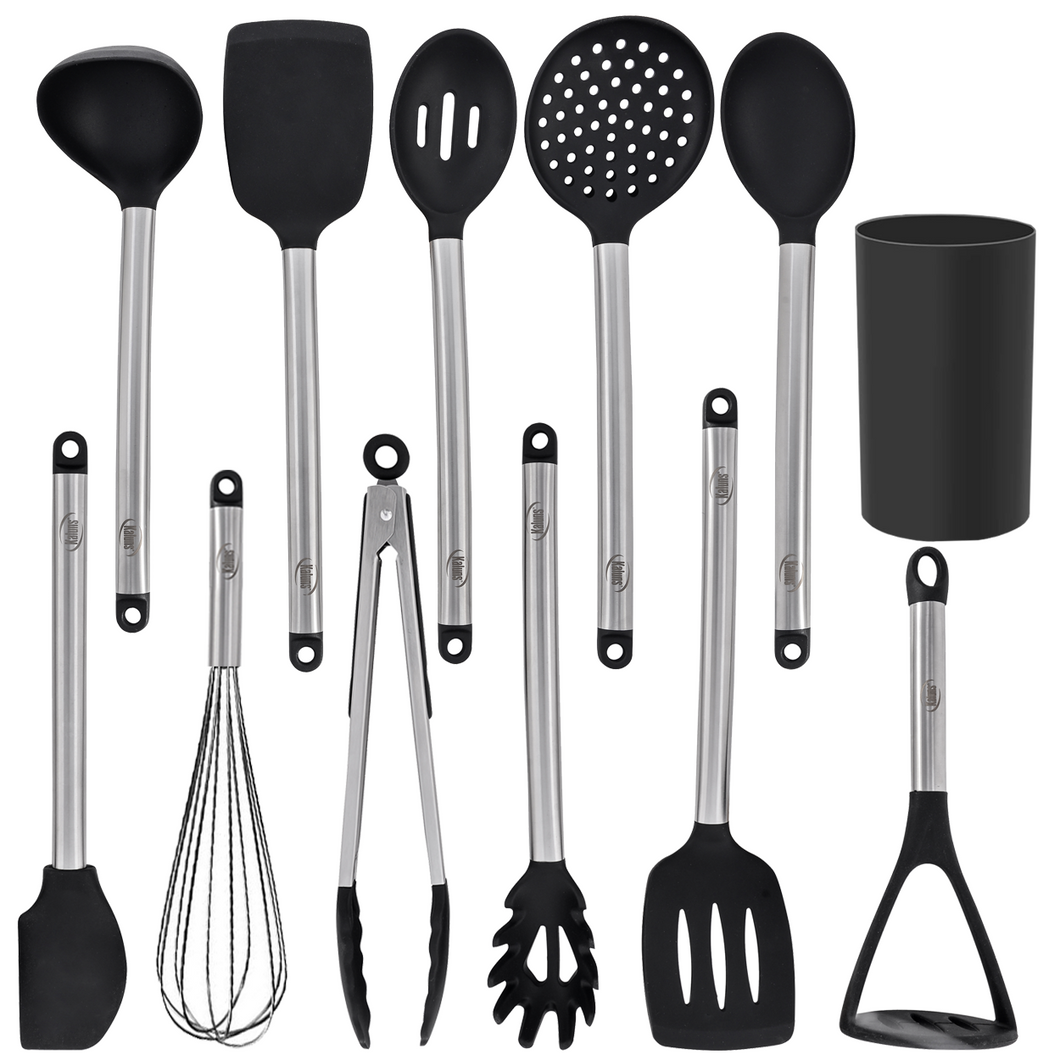 12 Piece Silicone Cooking Utensil Set